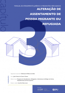 Alteração de assentamento de pessoa migrante ou refugiada