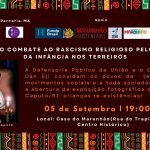 Exposição sobre racismo religioso sob olhar da infância estreia hoje em São Luís (MA)