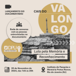 DPU lança documentário Cais do Valongo: Luta pela Memória e Reconhecimento na quarta-feira (20)