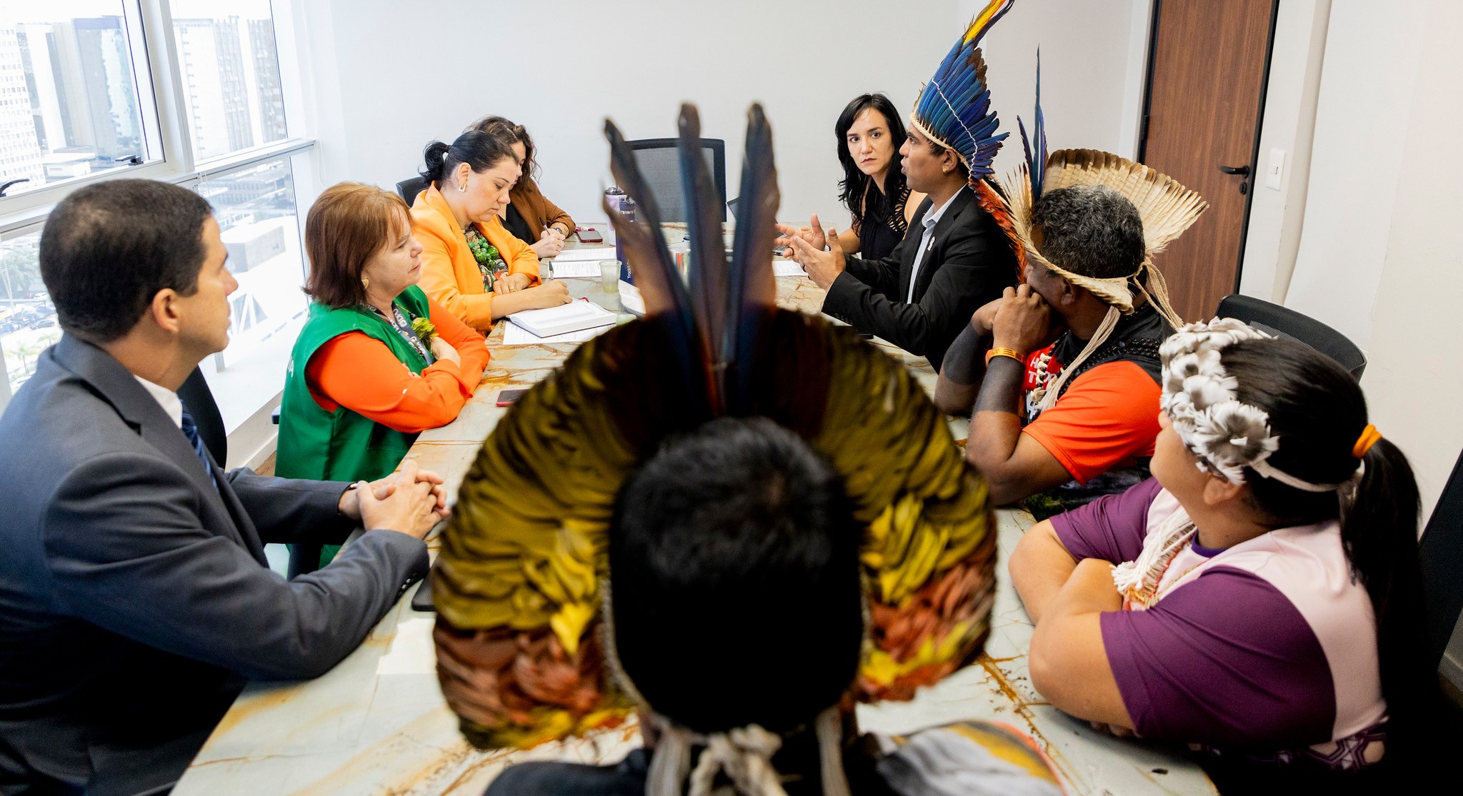 Assessoria Internacional da DPU recebe lideranças do povo Tapeba